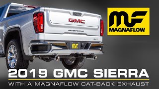 SOUND CLIP 2019  2021 GMC Sierra  Chevrolet Silverado 1500 MagnaFlow CatBack Exhaust System [upl. by Leahcym]