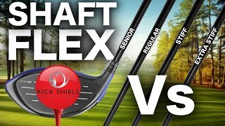 DRIVER SHAFT FLEX  THE COMPARISON TEST [upl. by Andria]