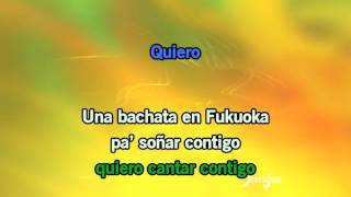 Karaoke Bachata en Fukuoka  Juan Luis Guerra [upl. by Ycal]