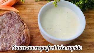 Recette très rapide de sauce au roquefort [upl. by Airla14]