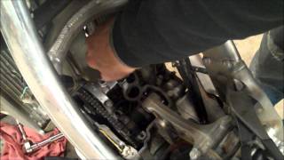 HowTo KX250F Valve Adjustment [upl. by Martynne395]