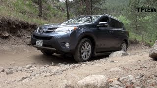 2013 Toyota RAV4 AWD OffRoad Drive and Review [upl. by Enilrek675]