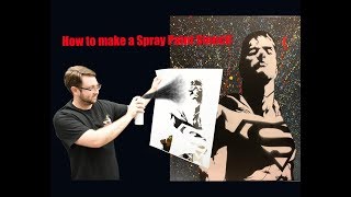 How to make a Spray Paint Stencil [upl. by England]