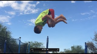 How To Do A Frontflip On A Trampoline For Beginners [upl. by Udell]