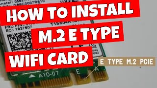 How To Install M2 Wifi Bluetooth Combo Card Intel AC 9260 With Bluetooth 5 1 [upl. by Assecnirp]