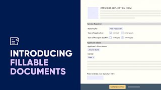 Zoho Writer—Introducing Fillable Documents [upl. by Lebazej]