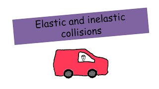 Elastic and inelastic collisions  A level Physics [upl. by Gonta]