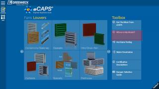 Greenheck  eCAPS®  How to Make a Louver Selection [upl. by Zarihs]