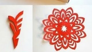 Paper Snowflake Tutorial  Learn How To Make Snowflakes In 5 Minutes [upl. by Enelcaj118]