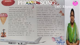 Phonic Song Rhyme for UKG  Rhymes for Kindergarten Nursery rhymes  Astragen Rhyme [upl. by Rebah268]