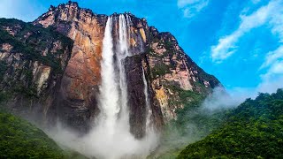 Worlds highest Waterfall  the most beautiful Angel Waterfalls of Venezuela [upl. by Sydel]