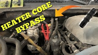 How To Bypass A Heater Core  Silverado  Sierra  All Vehicles [upl. by Uoliram]