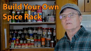 Build a Spice Rack organizer for your cabinet [upl. by Liam]