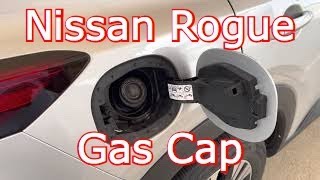 2021 Nissan Rogue  Open Gas Cap Fuel Door [upl. by Balduin]