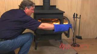 How to Light amp Maintain a Wood Stove Fire [upl. by Herc]