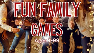 FAMILY CHRISTMAS PARTY GAMES  FUN AND HILARIOUS GAMES FOR ALL AGES [upl. by Aillimat]