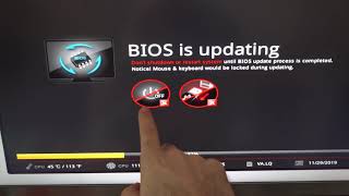 BIOS update MSI B350  Jan2020 [upl. by Sadinoel]