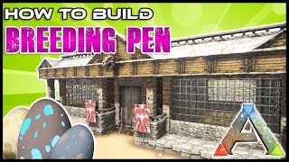 Breeding Pen How To Build  Ark Survival [upl. by Rawden]