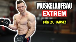 Oberkörper Workout für Zuhause mit Kurzhanteln  20 Minuten [upl. by Irolav]