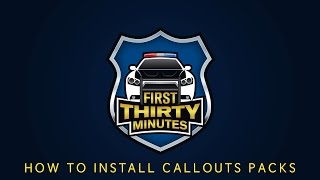 How to Install Callout Packs for LSPDFR [upl. by Nickie]