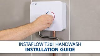 Triton Instaflow T30i Handwash  How to Install [upl. by Emarej117]