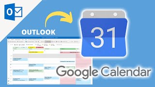 How to sync Outlook Calendar with Google Calendar  Google amp Microsoft Outlook Tutorial [upl. by Novrej]