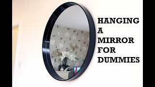 Hanging with Style StepbyStep Guide to Mounting a MADE Essentials Bex Large Round Mirror [upl. by Aidaas529]