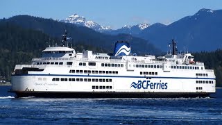 BC Ferries Horseshoe Bay to Langdale Queen of Coquitlam [upl. by Aliahkim561]