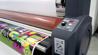 LAMINATOR MIMAKI LA160 PART 2 [upl. by Arehc]