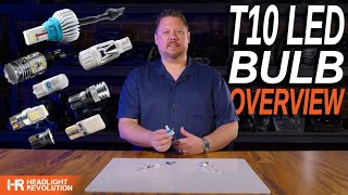 T10 LED Bulb Overview  How To Pick The Right Ones For Your Application [upl. by Ydarg572]