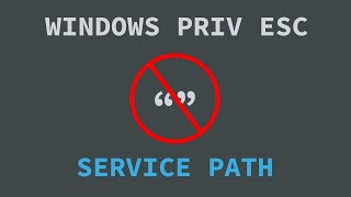 Windows Privilege Escalation  Unquoted Service Path [upl. by Ahsla]