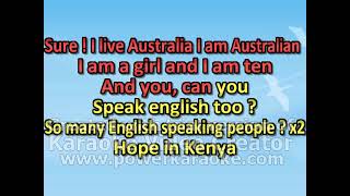 Where do you live  Chanson Anglais Version Karaoke CM1 [upl. by Nerti]