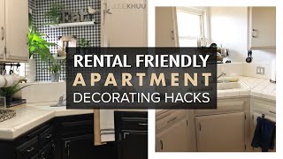 DESIGN HACKS How to Decorate Your First Apartment RenterFriendly Tips [upl. by Hyde]