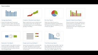 JIRA Reports  Issue analysis [upl. by Litnahs]