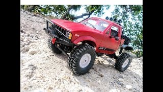 This Cheap RC Crawler Is a TON OF FUN WPL 116 Mini Semi Truck Hercules [upl. by Neelram]