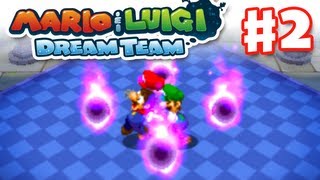 Mario amp Luigi Dream Team  Gameplay Walkthrough Part 2  Smoldergeist Boss Fight Nintendo 3DS [upl. by Nipahc]