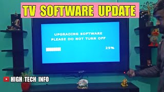 HOW TO UPDATE  UPGRADE TV SOFTWARE  TV FIRMWARE UPDATE [upl. by Zenger]