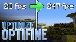 BEST OPTIFINE SETTINGS  GET MORE FPS  Minecraft 1122 [upl. by Franchot]