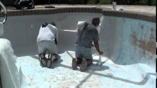 Fiberglass Swimming Pool Repair and Refinishing  Accent Fiberglass Services [upl. by Petrina298]