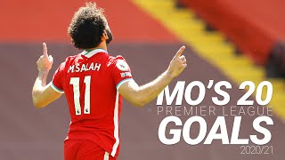 Mo Salahs 20 Premier League Goals  202021 ⚽️ [upl. by Sille]