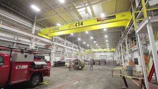 Expert Crane Steel Warehouse Install HD [upl. by December851]