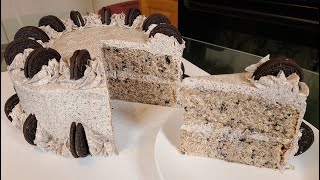 How to make a Oreo Cookie Cake from scratch [upl. by Atteloj]