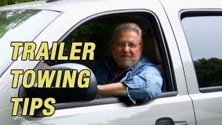 TRAILER TOWING TIPS FOR A PICKUP [upl. by Idnym]