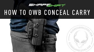 How to Use an OWB Holster for Concealed Carry [upl. by Mar]