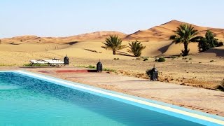 Merzouga Morocco  Sahara Desert Tour  Camel Trekking [upl. by Maribelle]