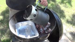 How To Set Up A Charcoal Grill For Smoking [upl. by Natie]