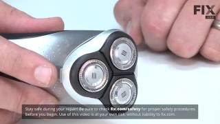 Norelco Shaver Razor Repair – How to Replace the Shaver Heads [upl. by Karr227]