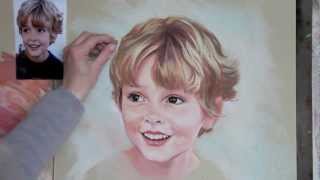 Pastel portrait step by step [upl. by Gildea]