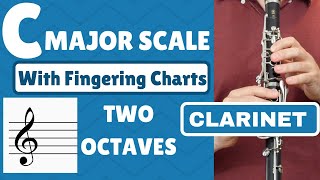 Clarinet C Major Scale  Two Octaves SLOW [upl. by Conyers]