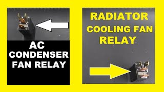 AC Condenser Fan Relay and Radiator Cooling Fan Relay Testing and Replacement [upl. by Danete]